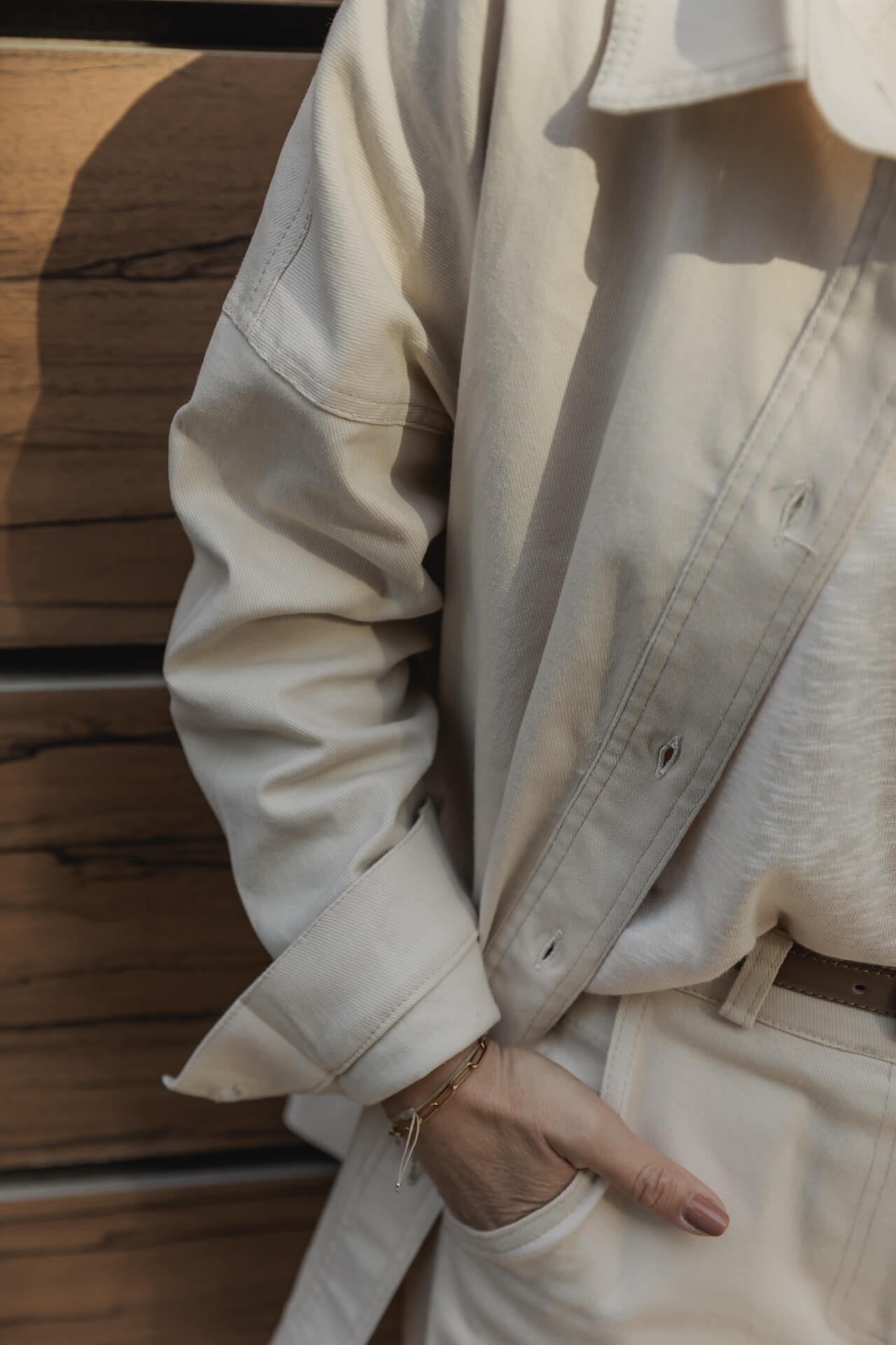 ג׳קט CLAR | לבן