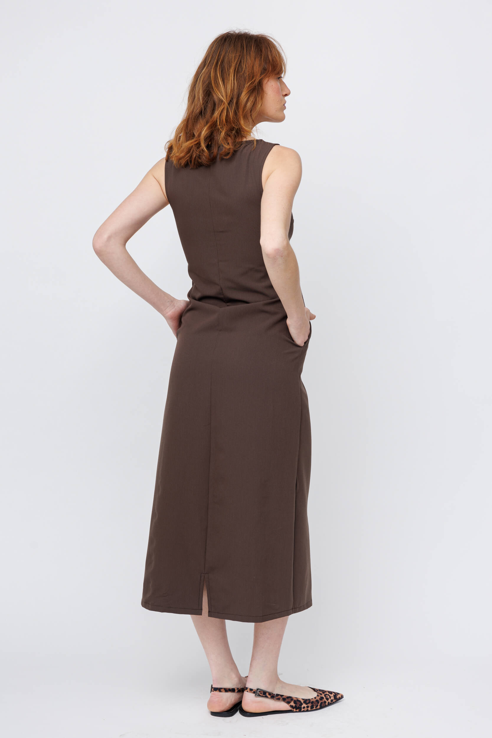 שמלת SIRA | חום