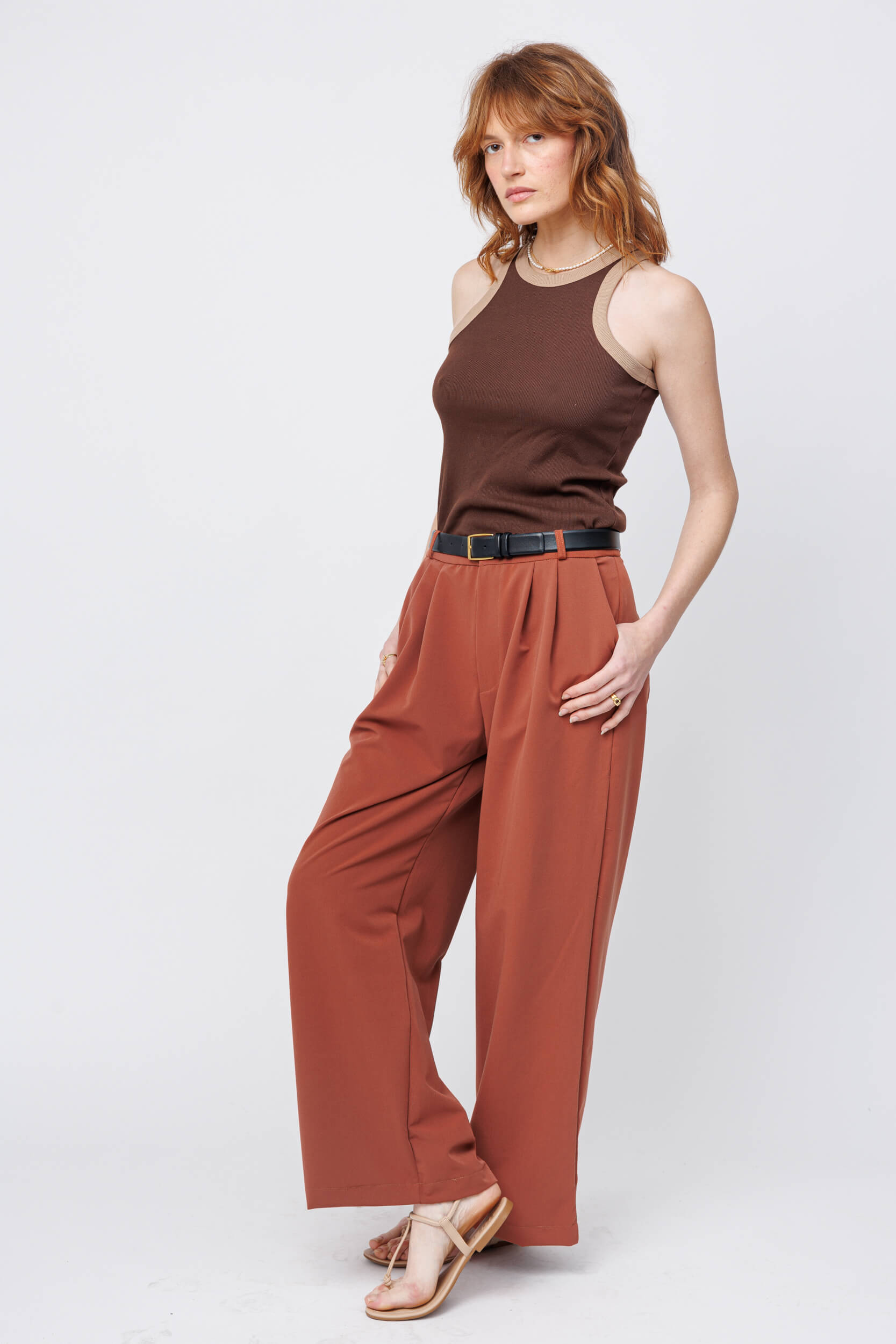 מכנסי TEFER | טרקוטה