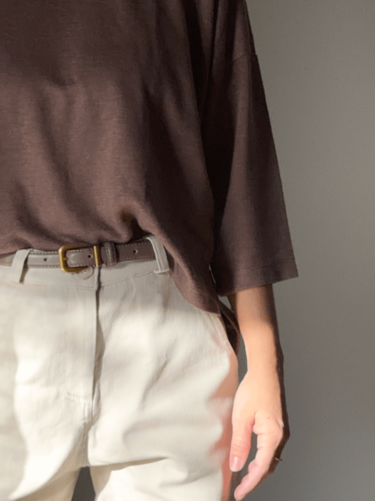 חולצת FLOW | חום