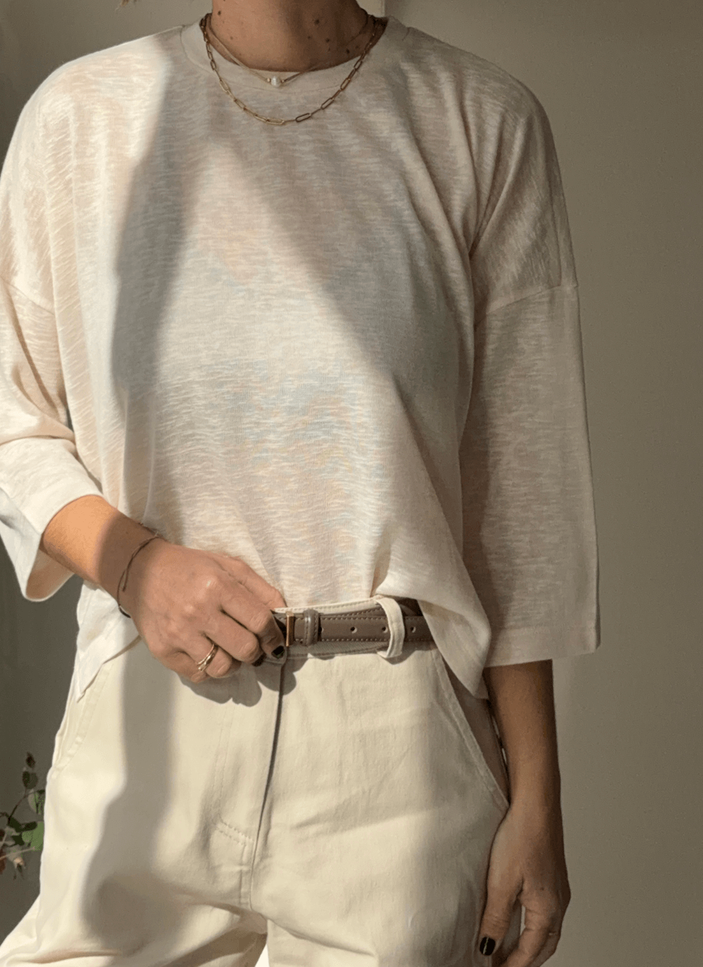 חולצת FLOW | אבן