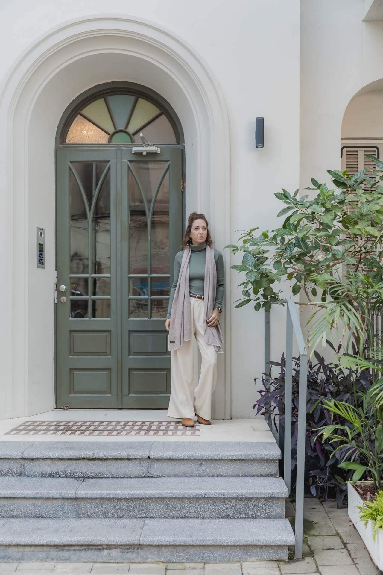 חולצת גולף RIB | ירוק